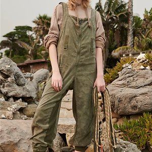Free People Fast Track Onesie - Army